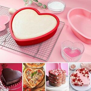 Szív alakú szilikon tortaforma kép