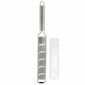 Rozsdamentes acél lapos sajtreszelő fogantyúval kép