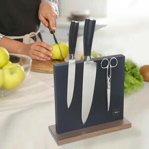 Mágneses késállvány akácfa talpon kép