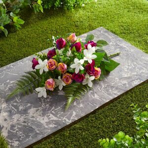 Rózsás sírdísz kép