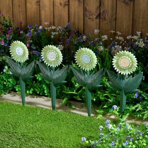 4 világító napraforgó kép