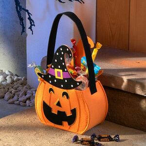 Halloween táska Tök kalappal kép