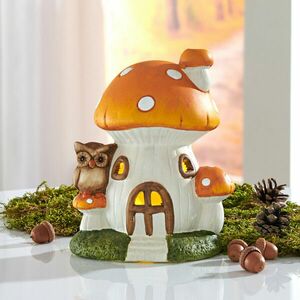 LED gomba házikó kép