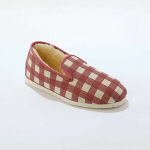 Kockás gyapjúpapucs kép