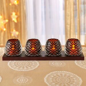 4 teamécsestartó tálcán kép