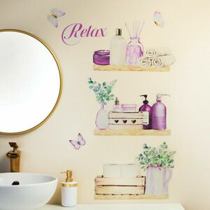 Fürdőszobai falmatrica kép