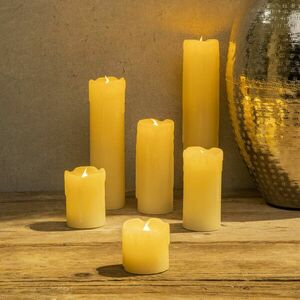 6 db LED-es viaszgyertya kép