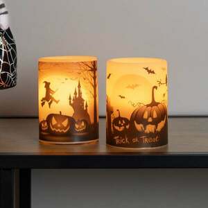 LED-es Halloween gyertya kép