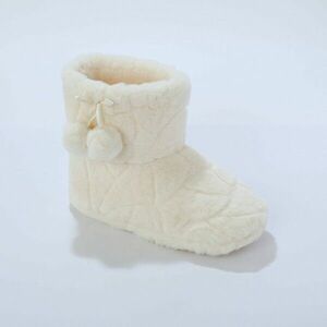 Magas szárú műszőrme papucs kép