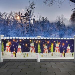 LED erkély adatvédelmi képernyő hóember kép