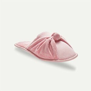 Pamut lapos papucs, csíkos mintás kép