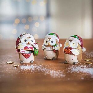 Ajándékdobozok Baglyok, 3 db-os szett kép