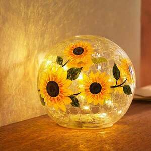 LED üveggömb Napraforgó kép