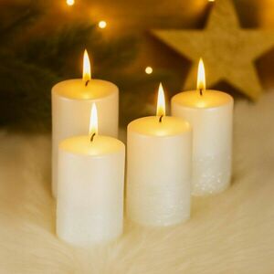 Viasszos gyertyák, 4 db-os szett kép