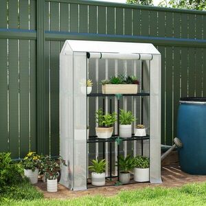 Fóliasátor 3 polccal kép