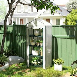 Fóliasátor 4 polccal kép