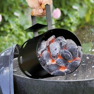 Kéményes grillszén-gyújtó kép