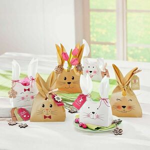 Nyuszi ajándéktáskák, 39 darabos készlet kép