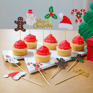 12 db karácsonyi díszpálca szettben kép