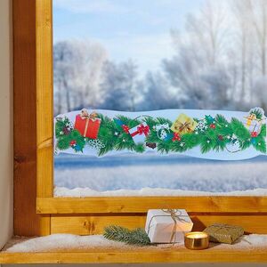 Ablakdísz Karácsonyi girland kép