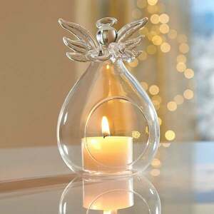 Üveg gyertyatartó kép