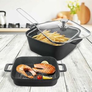 GRANDE tepsi fedővel és fritőzkosárral kép