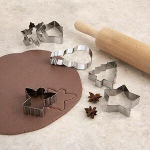 Süteménykiszúró Hóember, 6 db-os készlet kép