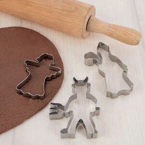 Süteménykiszúró Mikulás, 3 db-os készlet kép