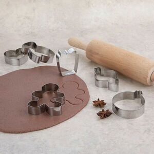 Süteménykiszúró Karácsonyi díszek, 6 db-os készlet kép