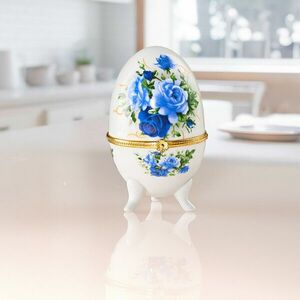 Ékszerdoboz Kék virágok kép