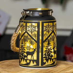 Karácsonyi mintás lámpás kép