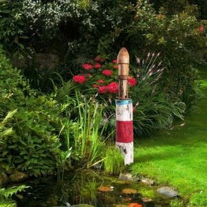 Fa világítótorony dekoráció kép