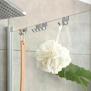 Zuhanyfüggöny akasztó, 4 darabos készlet kép