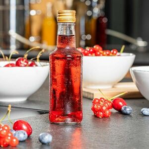 Üveges palack kupakkal kép