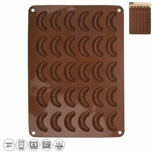 Szilikon forma kiflikhez, 30 db kép