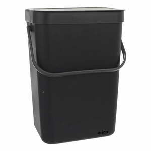 Fekete műanyag szemetes 10 l – Orion kép