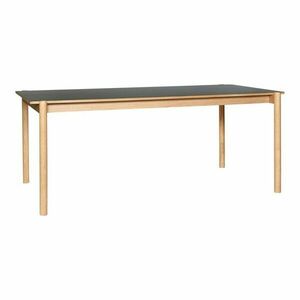 Tölgyfa étkezőasztal 107x190 cm Oblique – Hübsch kép