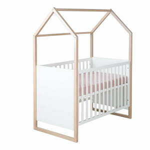 Fehér babaágy 60x120 cm Cabane – Roba kép