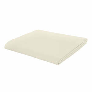 Krémszínű perkál lepedő 180x260 cm Easy Iron Percale – Catherine Lansfield kép