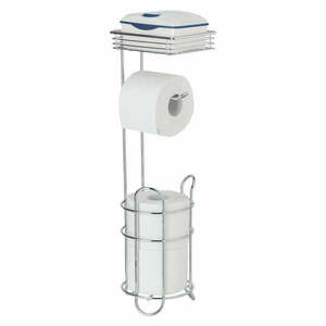 Ezüstszínű krómozott acél WC-papír tartó állvány – Wenko kép