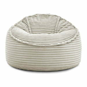 Bézs kordbársony babzsákfotel Socrate – Bobochic Paris kép