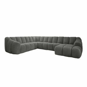 Szürke sarokkanapé (bal oldali-U alakú) Shell – Miuform kép