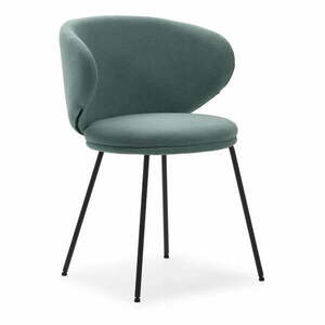 Zöld kárpitozott étkezőfotel szett 2 db-os Rush – Marckeric kép