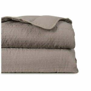 Szürkésbarna steppelt ágytakaró 180x260 cm – Ixia kép