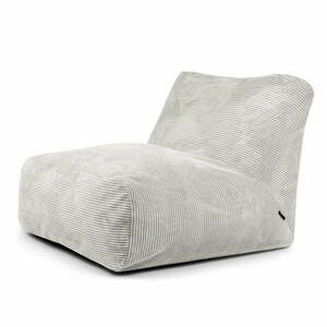 Krémszínű kordbársony babzsákfotel Tube 100 – SLOWDOWN kép