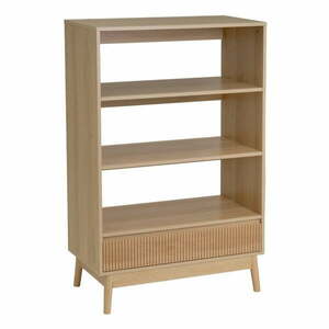 Natúr színű könyvespolc 80x120x40 cm Naroa – Casa Selección kép
