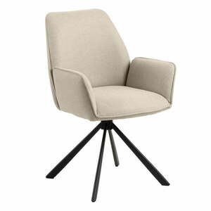 Bézs kárpitozott karfás étkezőfotel szett 2 db-os Glenda – Actona kép