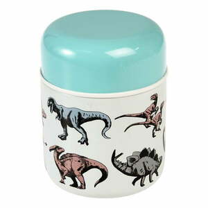 Kék-krémszínű ételtartó gyerek termosz 280 ml Prehistoric Land – Rex London kép
