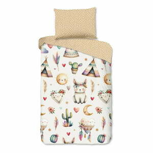 Egyszemélyes pamut gyerek ágyneműhuzat 140x200 cm – Good Morning kép