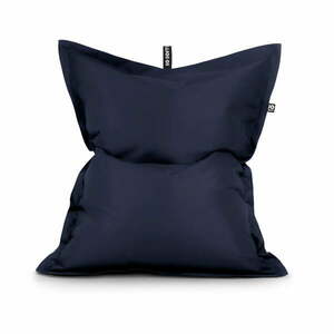 Sötétkék bőrutánzat babzsákfotel Pad XL – So Soft? kép